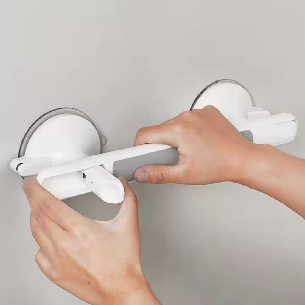Shower grab bar