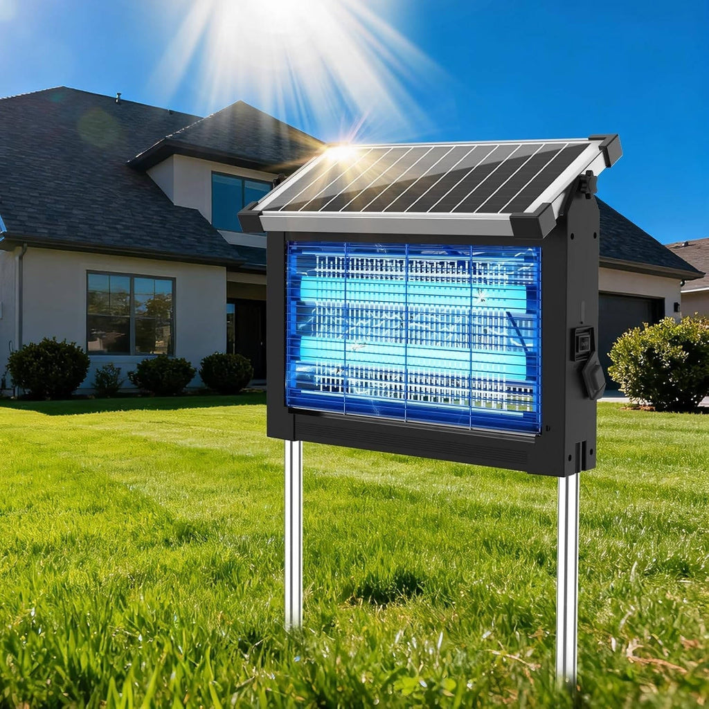 Solar bug zapper - Light Gray