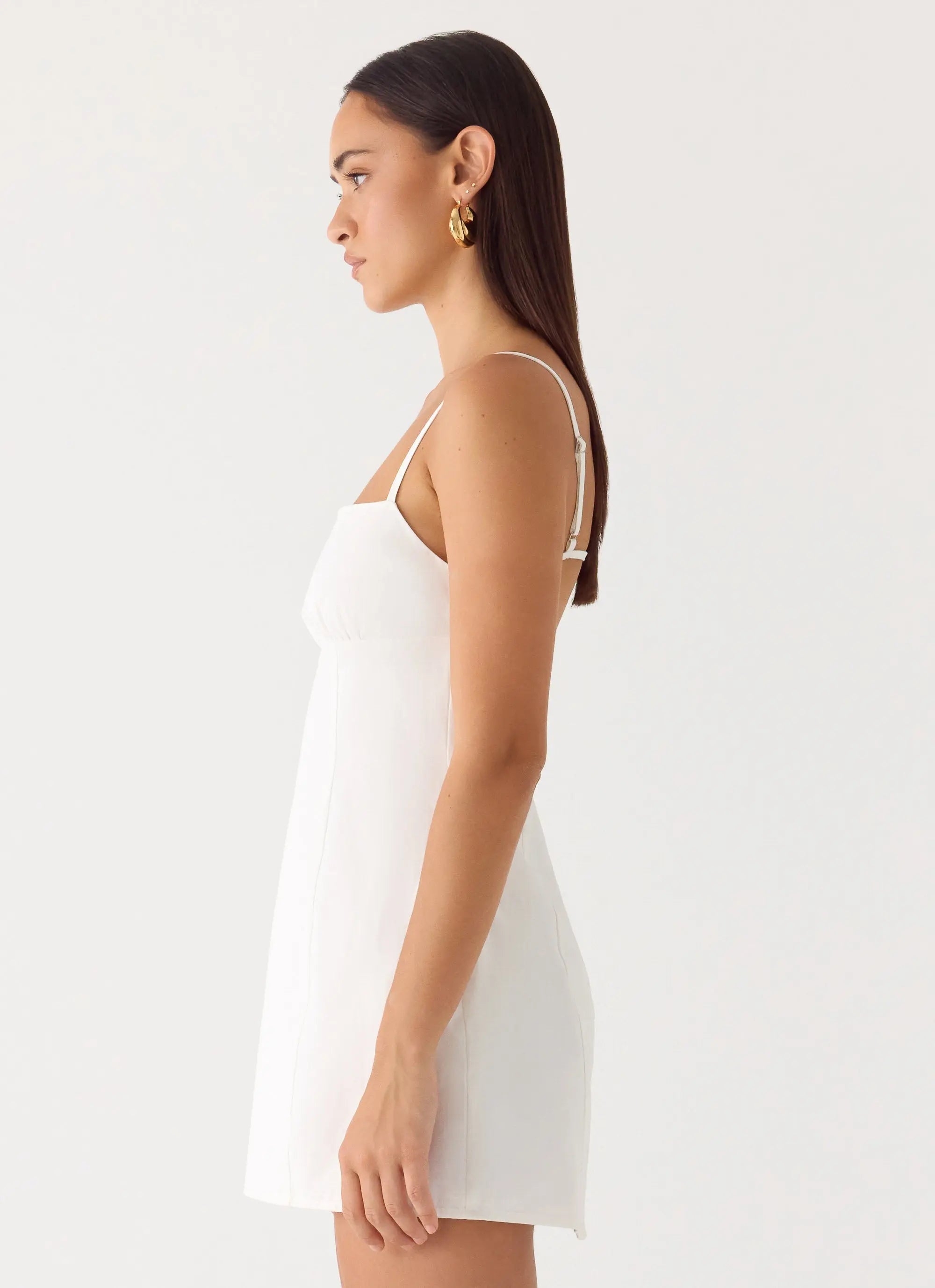Women's Stermo| Mini Dress with Adjustable Straps & Bust Gathering | Flattering Fit for Day-to-Night Wear - Women's | Mi 3