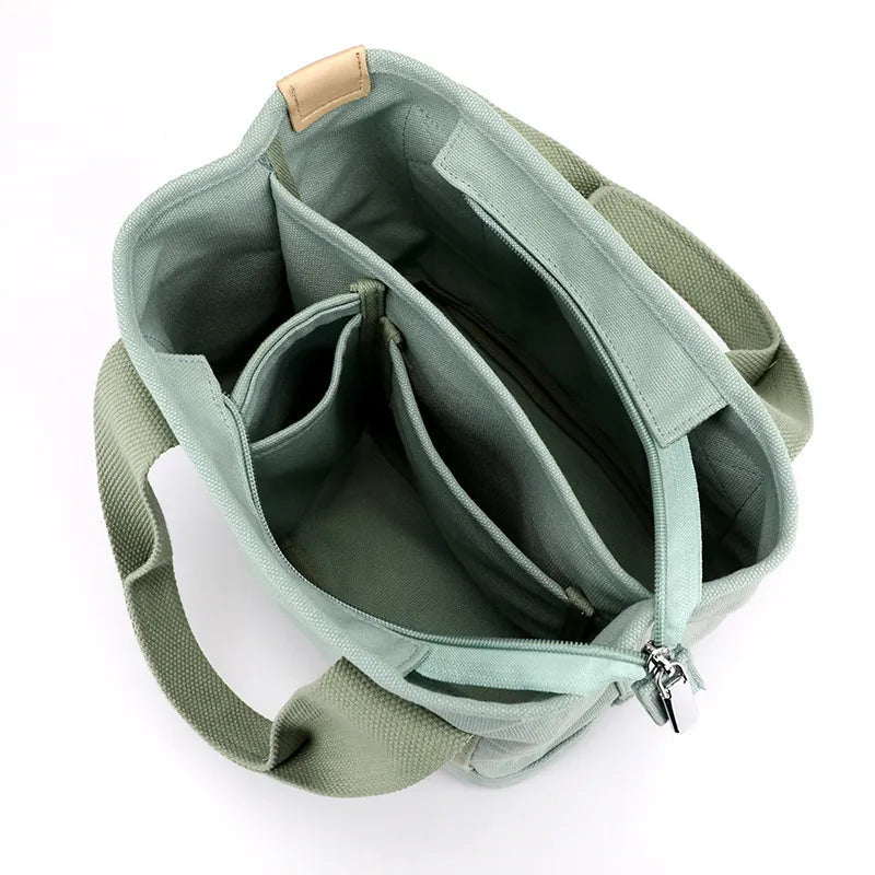 Stylish Crossbody Bag for Women | Black Durable Canvas with Adjustable Strap for Everyday Use