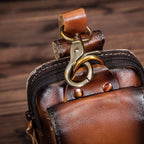 Stylish Men's Waist Bag with Adjustable Strap & Durable Leather Design | Convenient Storage for Everyday Use