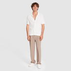 White knit shirt styling