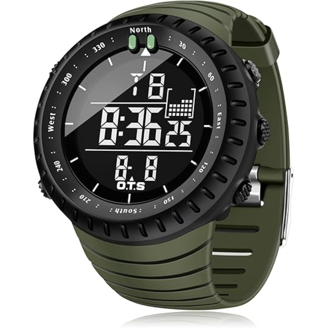Tactical Digital Sports Watch — Waterproof & Shock-Resistant