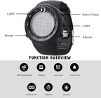 Tactical Digital Sports Watch — Waterproof & Shock-Resistant