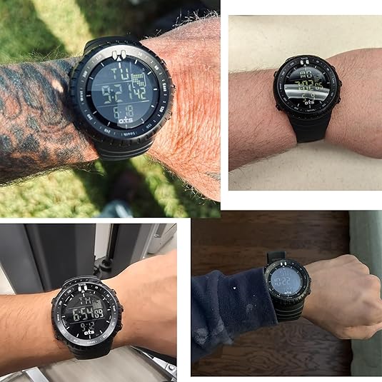 Tactical Digital Sports Watch — Waterproof & Shock-Resistant