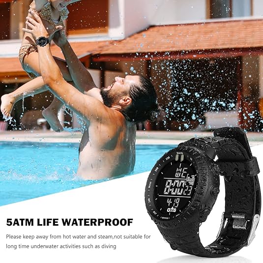 Tactical Digital Sports Watch — Waterproof & Shock-Resistant