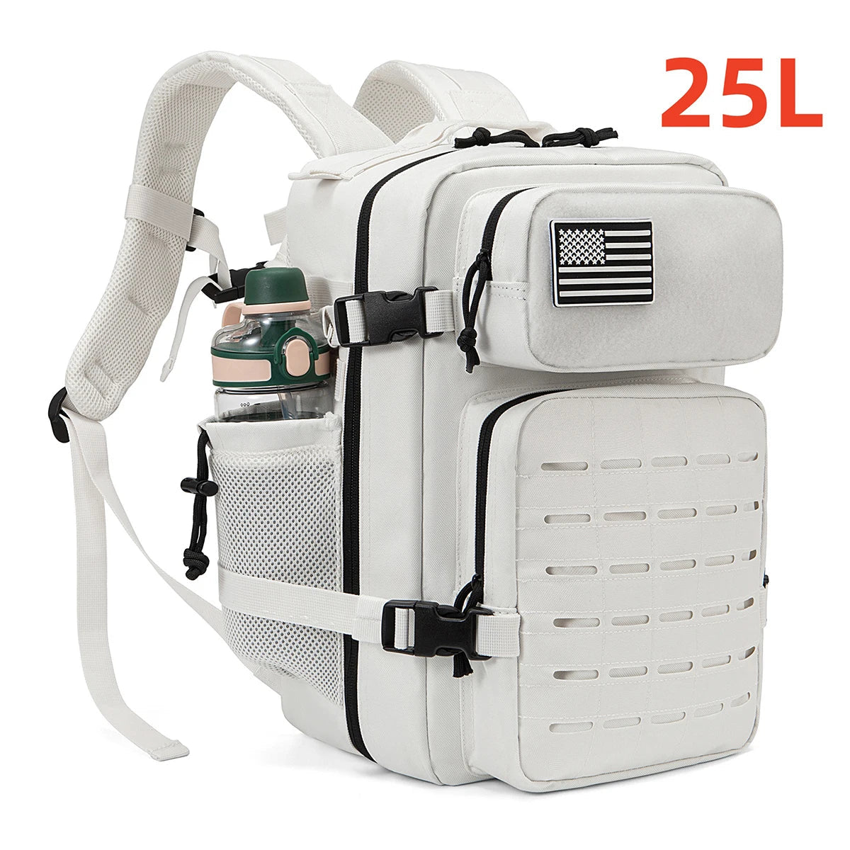 Tactical Travel Backpack – Versatile 25L & 45L Sizes with Water...