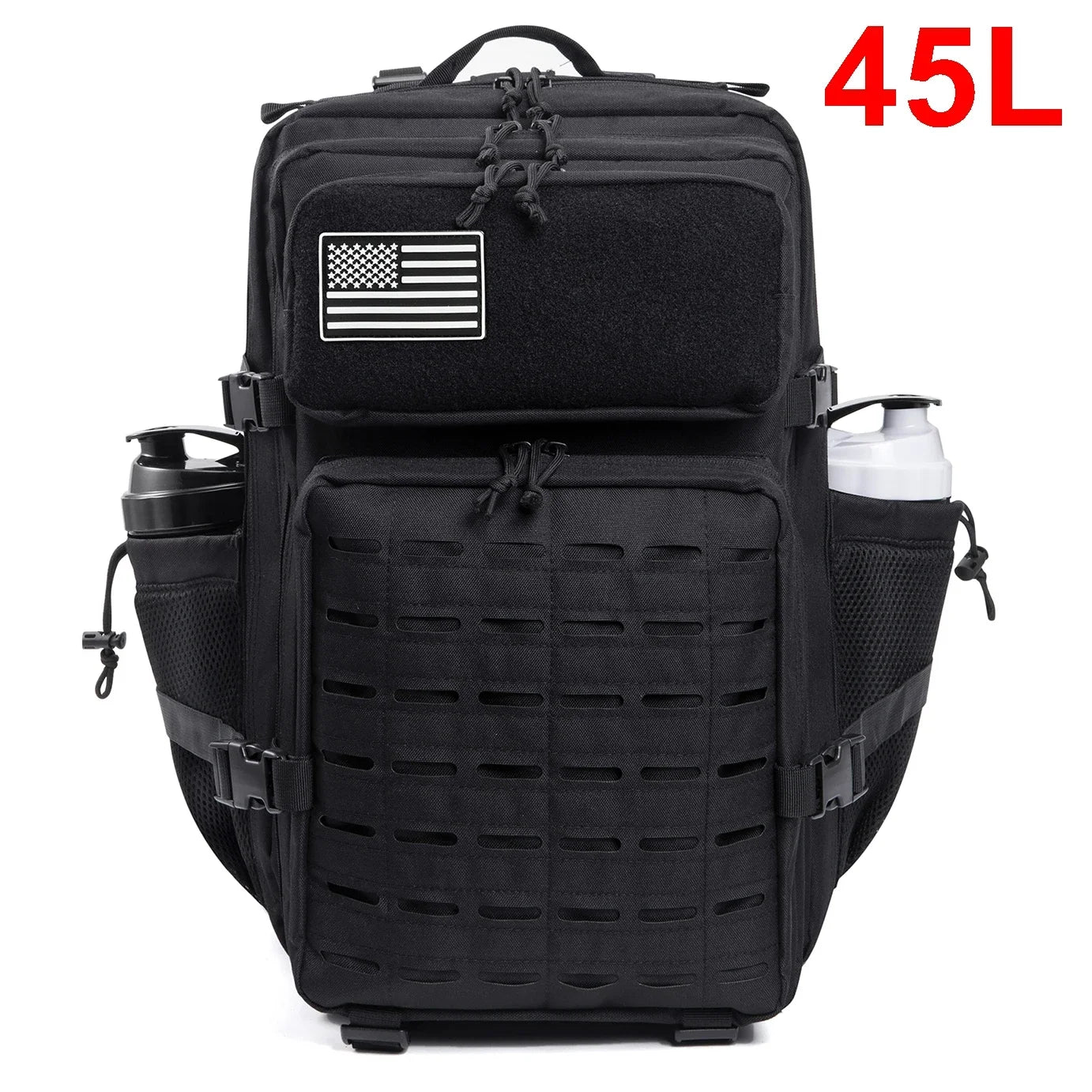 Tactical Travel Backpack – Versatile 25L & 45L Sizes with Water...