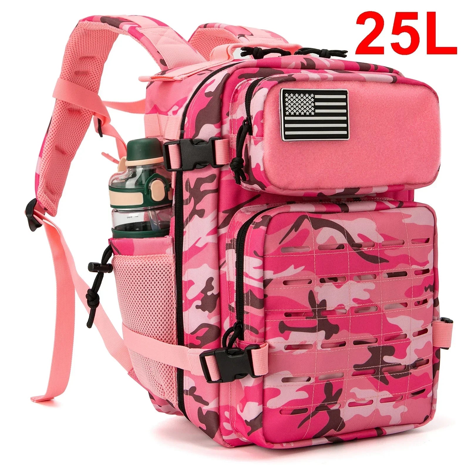 Tactical Travel Backpack – Versatile 25L & 45L Sizes with Water...