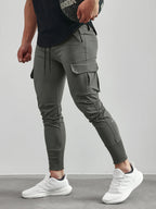 Tech Collection | Men's Joggers with Water-Resistant Fabric | Versatile Cargo Pants for All-Weather Comfort