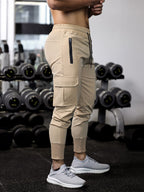 Tech Collection | Men's Joggers with Water-Resistant Fabric | Versatile Cargo Pants for All-Weather Comfort