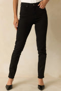 Women's The Edge of It Black Stretch High Waist Jeans | 94.4% Cotton 0