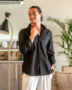 Women's The Monochrome Set | Capetown Linen Shirt: A classic button-down silhou 1