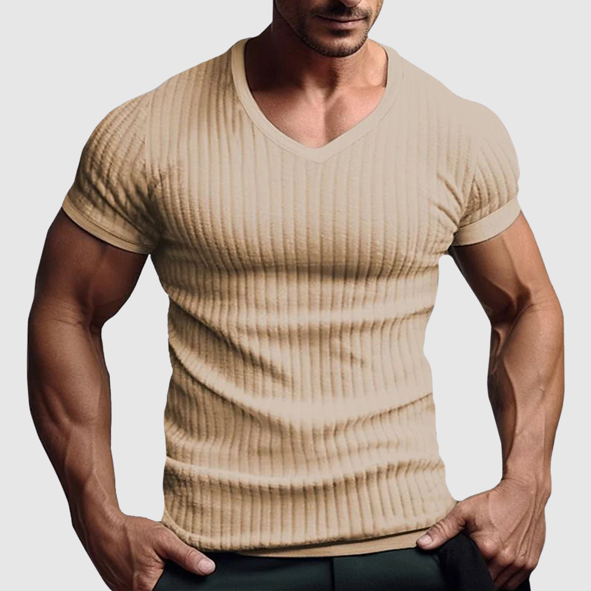 Women's The Urban Stripe T-Shirt by Alessandro Veneti | Crafted from a soft knit poly-blend fabric 0