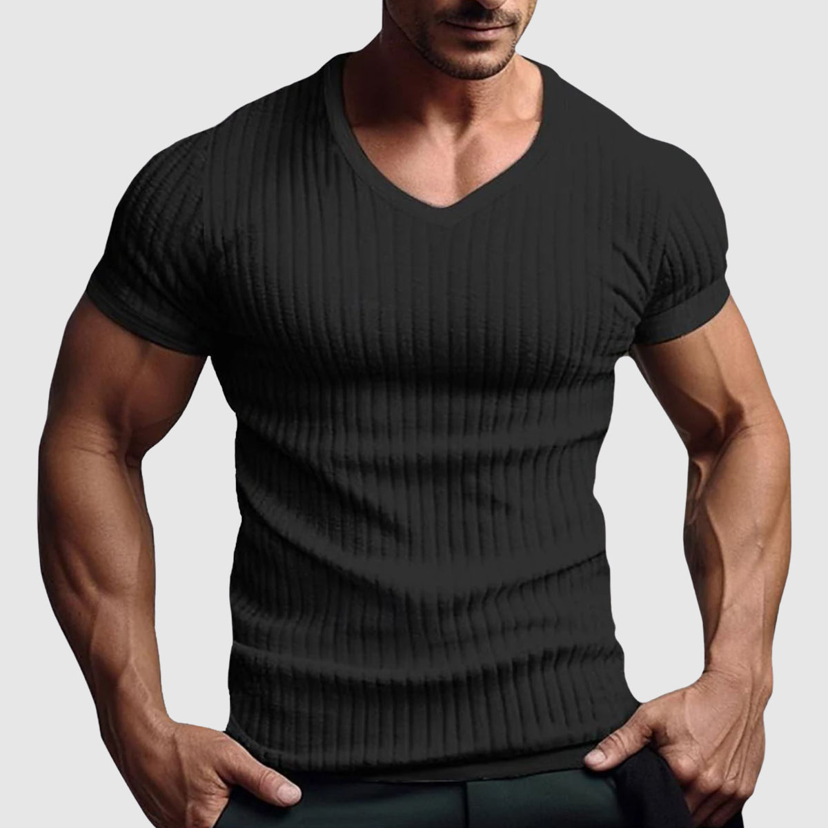 Women's The Urban Stripe T-Shirt by Alessandro Veneti | Crafted from a soft knit poly-blend fabric 2