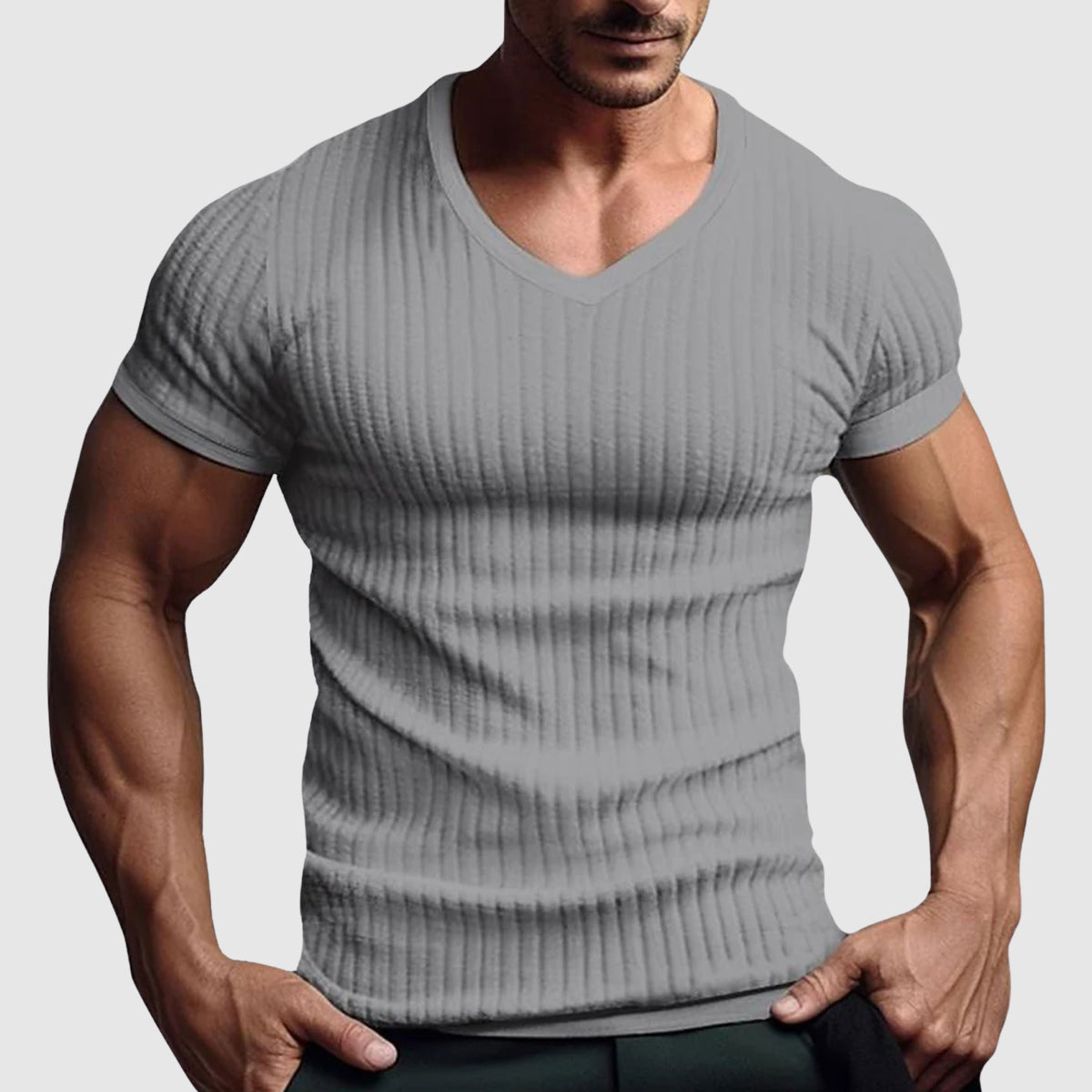 Women's The Urban Stripe T-Shirt by Alessandro Veneti | Crafted from a soft knit poly-blend fabric 3