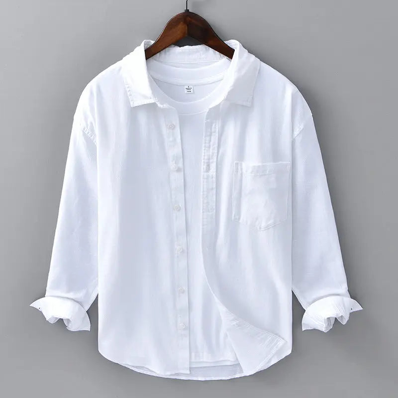 Women's Theodore Willow Azure Linen Shirt | Material: Linen blend﻿ 1