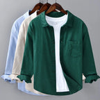Women's Theodore Willow Azure Linen Shirt | Material: Linen blend﻿ 6