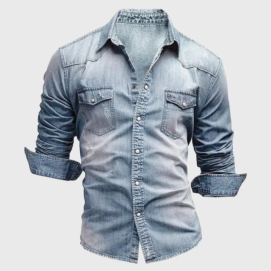 Women's Theodore Willow Miami Denim Shirt | Material: Cotton 0