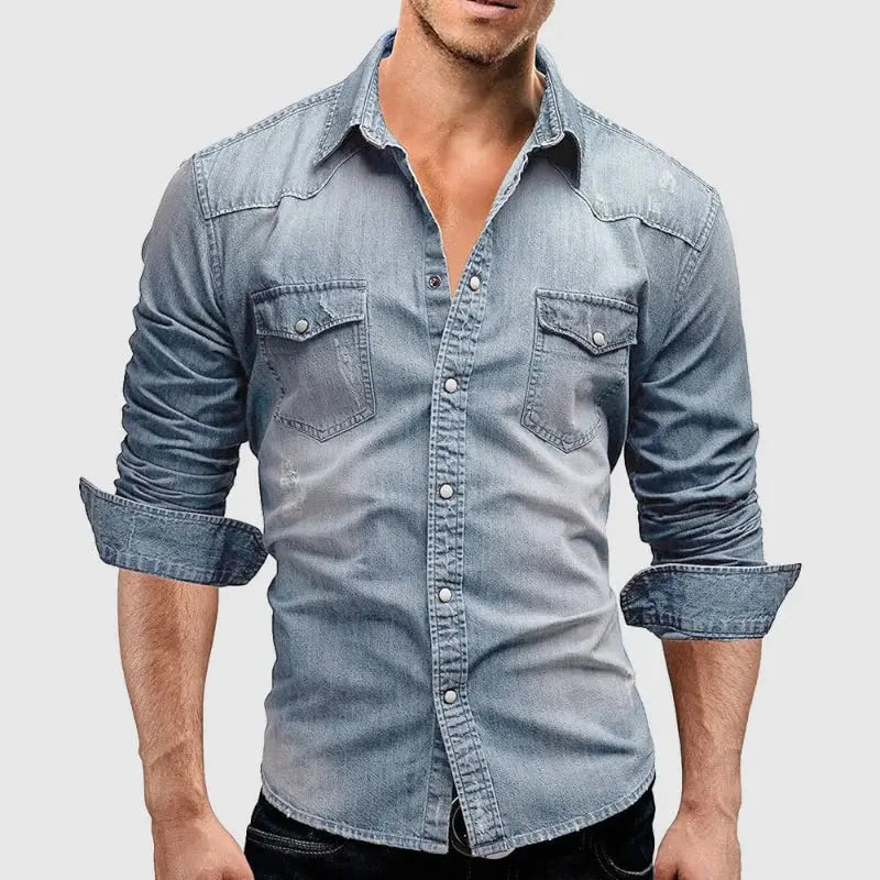 Women's Theodore Willow Miami Denim Shirt | Material: Cotton 6