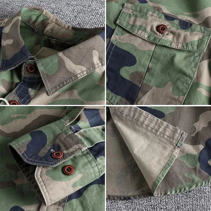 Women's Theodore Willow Urban Camo Shirt | Material: Cotton 4