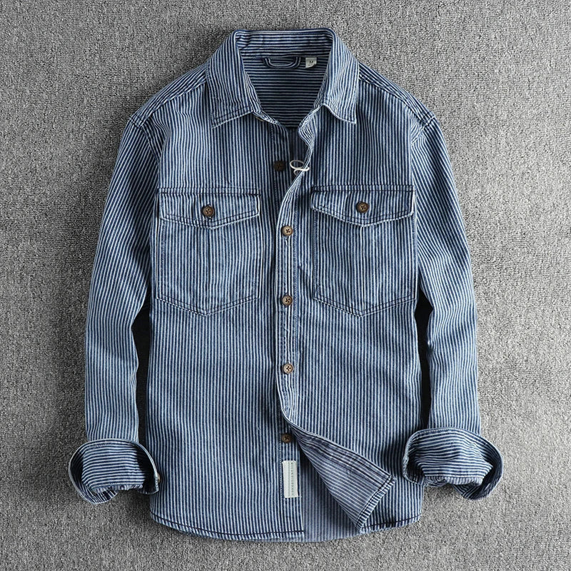 Women's Theodore Willow Vintage Denim Shirt | Material: Denim 0