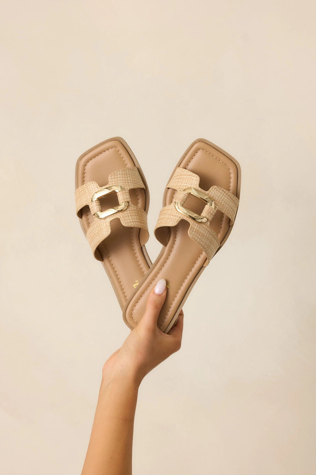 Women's Time After Time Tan Sandals | All Man Made Materials 0