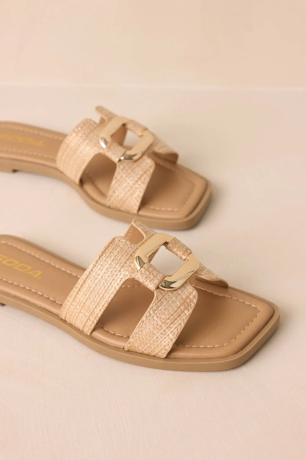 Women's Time After Time Tan Sandals | All Man Made Materials 3
