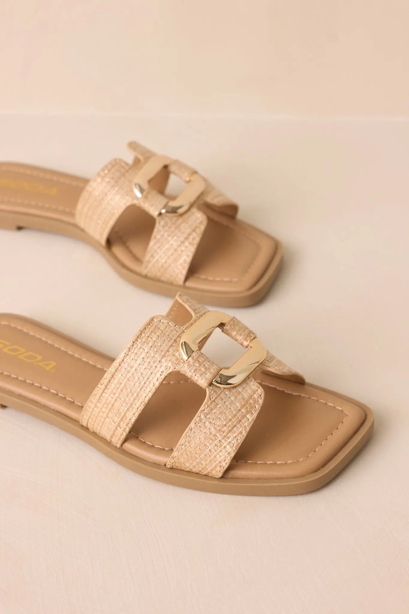 Women's Time After Time Tan Sandals | All Man Made Materials 3
