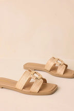 Women's Time After Time Tan Sandals | All Man Made Materials 4