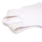 Timeless Collection | Sleeveless White Shirt with Padded Shoulders | Versatile Summer Staple for Effortless Style