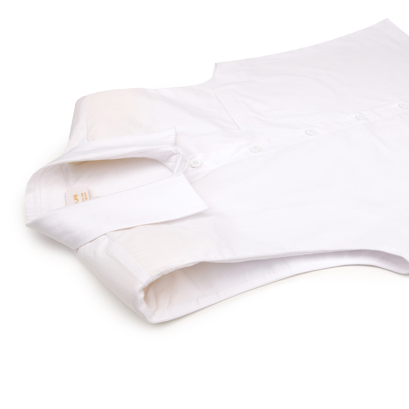 Timeless Collection | Sleeveless White Shirt with Padded Shoulders | Versatile Summer Staple for Effortless Style