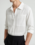 Timeless Style | Ribbed Shirt with Premium Comfort | Versatile Layering Piece for Any Occasion