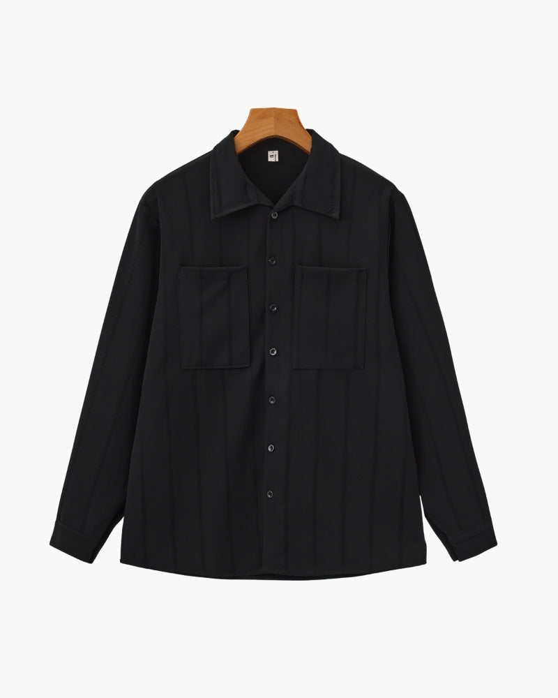 Timeless Style | Ribbed Shirt with Premium Comfort | Versatile Layering Piece for Any Occasion