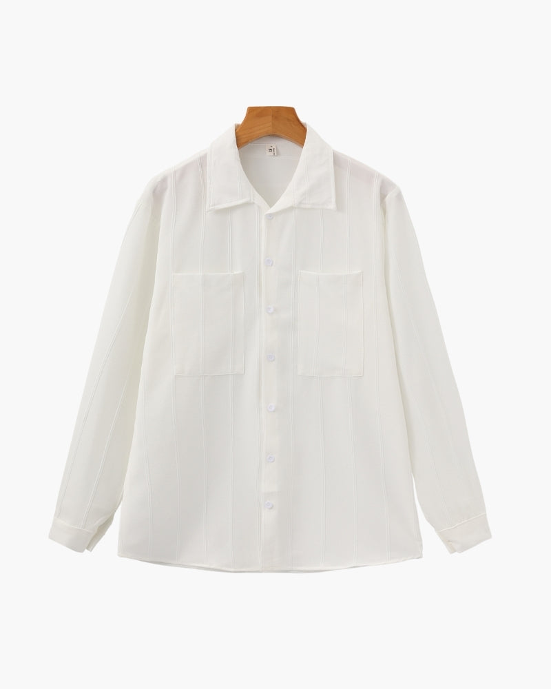 Timeless Style | Ribbed Shirt with Premium Comfort | Versatile Layering Piece for Any Occasion