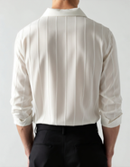 Timeless Style | Ribbed Shirt with Premium Comfort | Versatile Layering Piece for Any Occasion