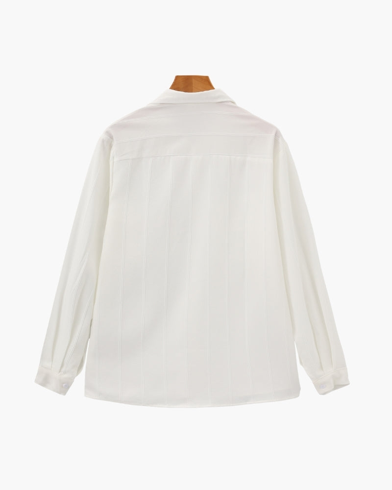 Timeless Style | Ribbed Shirt with Premium Comfort | Versatile Layering Piece for Any Occasion