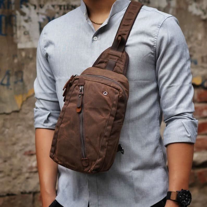 TrailCarry | Waterproof Sling Backpack with Multi-Pocket Design | Compact Crossbody Bag for Everyday Use