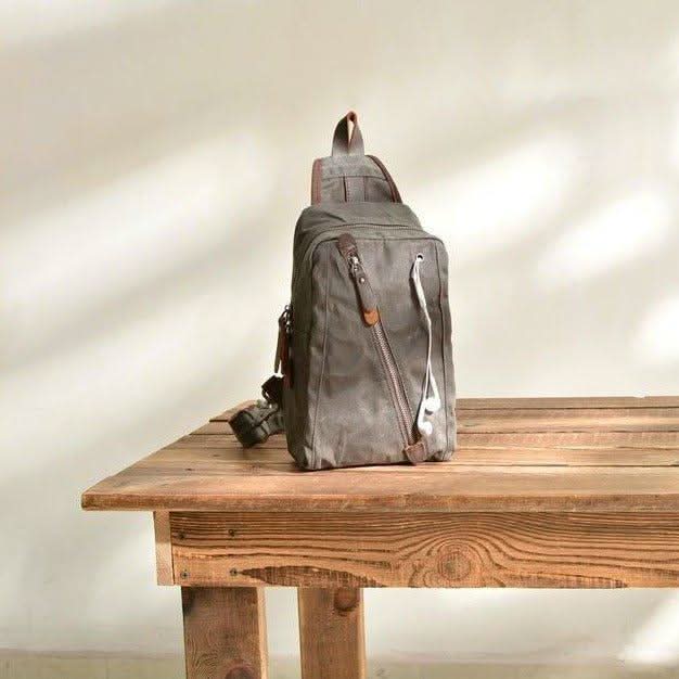 TrailCarry | Waterproof Sling Backpack with Multi-Pocket Design | Compact Crossbody Bag for Everyday Use