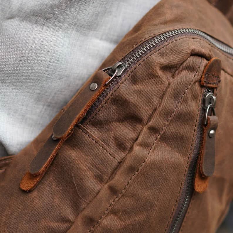 TrailCarry | Waterproof Sling Backpack with Multi-Pocket Design | Compact Crossbody Bag for Everyday Use