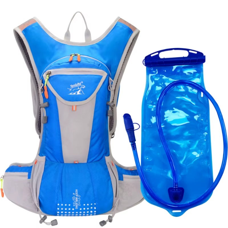 TravelLite | Waterproof Travel Backpack with 2L Hydration Bladder | Lightweight Design for Outdoor Adventures