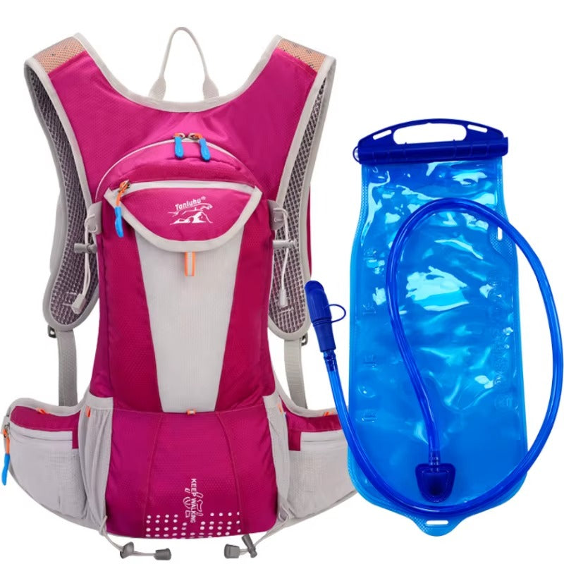 TravelLite | Waterproof Travel Backpack with 2L Hydration Bladder | Lightweight Design for Outdoor Adventures