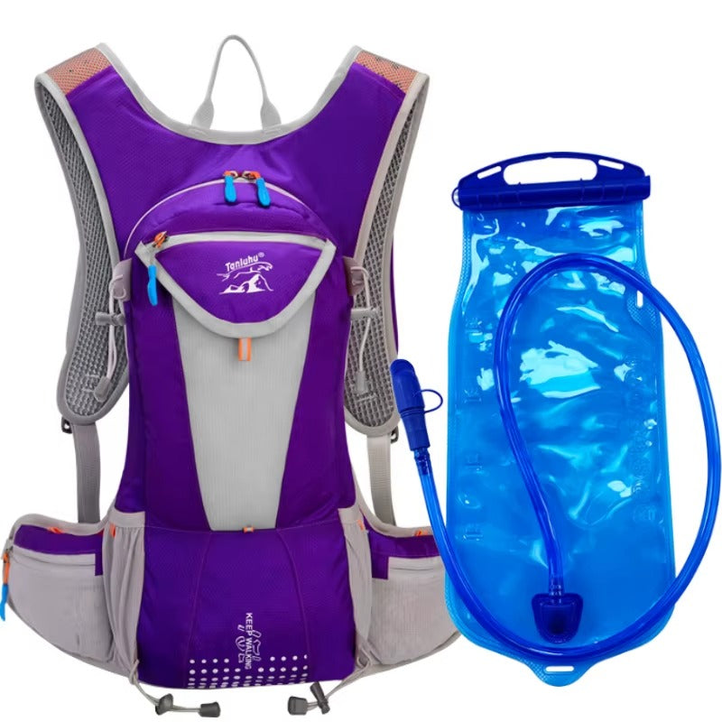 TravelLite | Waterproof Travel Backpack with 2L Hydration Bladder | Lightweight Design for Outdoor Adventures