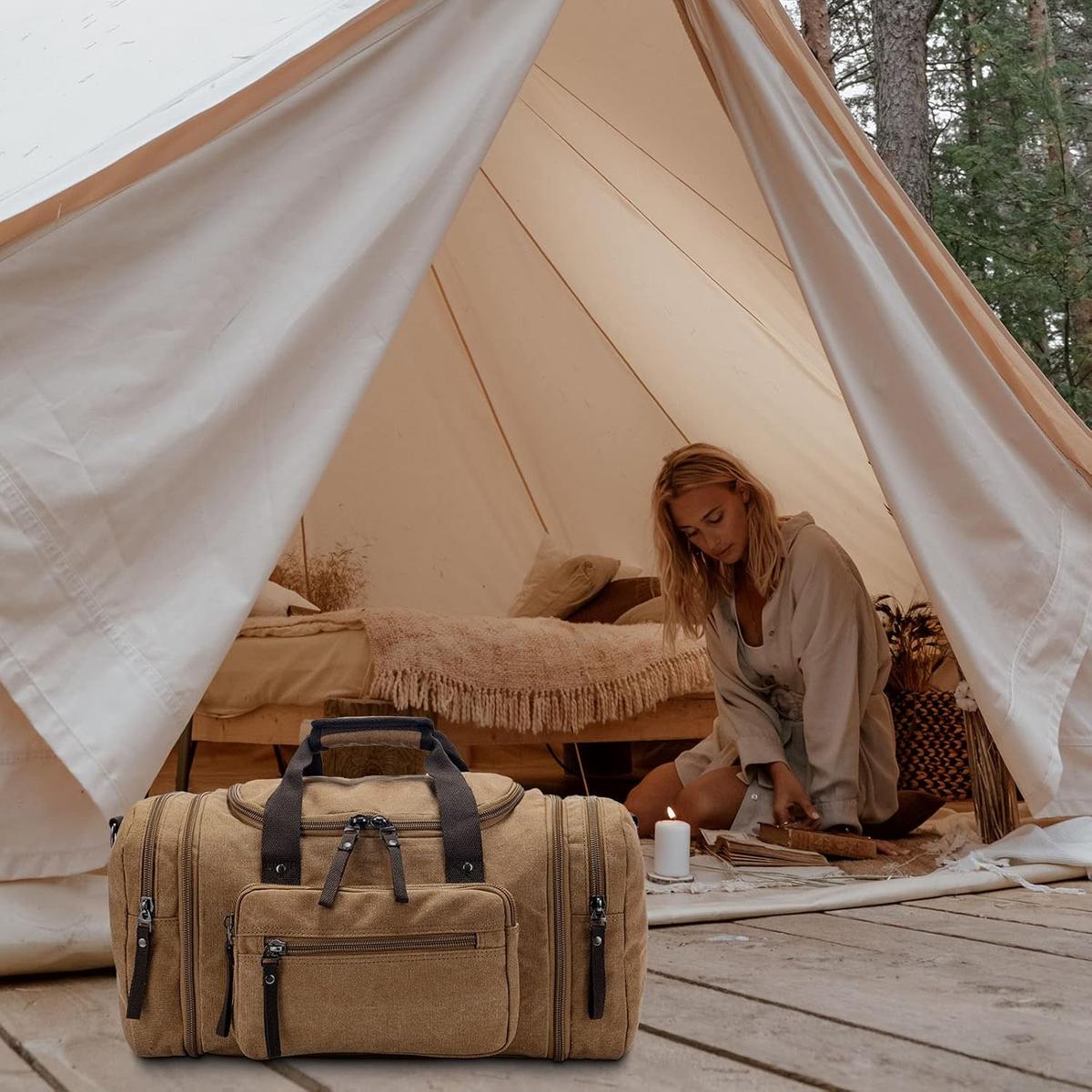 TravelMate | Men's Duffle Bag with Expandable Capacity & Durable Design for Versatile Travel