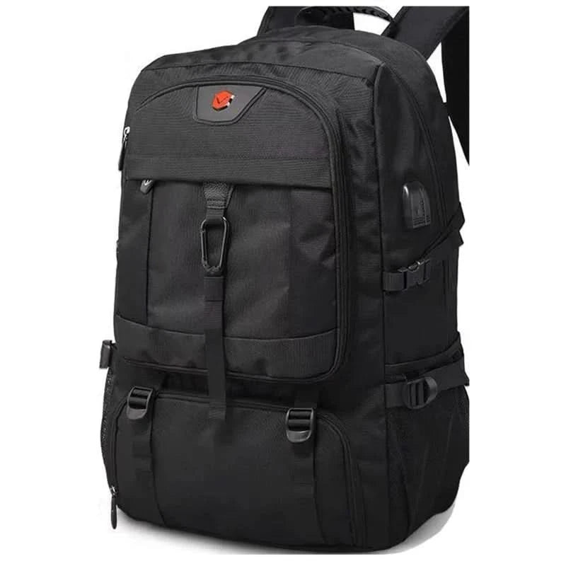 Travel Backpack Pro | Expandable 50L Rucksack with USB Charging Port | Ergonomic Design for Comfort and Easy Organization