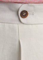 Women's Tuscany Pleated Coastal Trousers - White 2