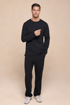 Tyler Collection | Men's Long Sleeve T-Shirt in Black with Premium Fabric | Stylish Comfort for Everyday Wear