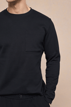 Tyler Collection | Men's Long Sleeve T-Shirt in Black with Premium Fabric | Stylish Comfort for Everyday Wear