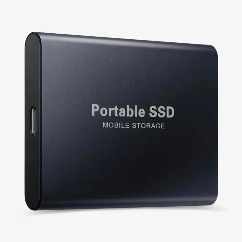 Portable External SSD — USB 3.1 Fast Backup Drive