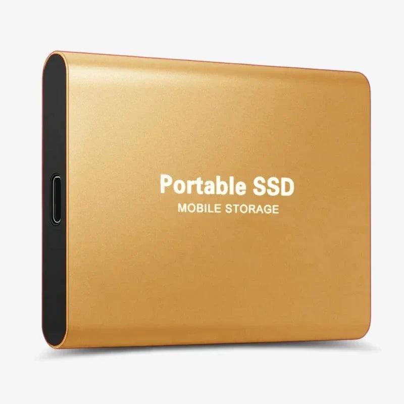 Portable External SSD — USB 3.1 Fast Backup Drive